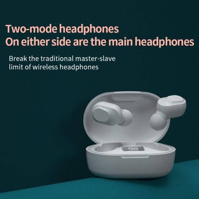 Lenovo XT91 TWS auricolari Bluetooth Wireless riduzione del rumore Touch Control cuffie musicali Display di alimentazione con microfono