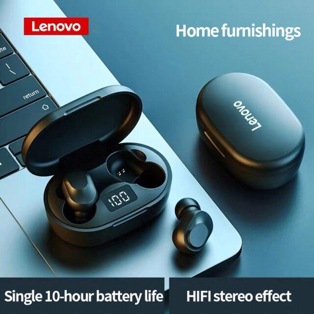 Lenovo XT91 TWS auricolari Bluetooth Wireless riduzione del rumore Touch Control cuffie musicali Display di alimentazione con microfono