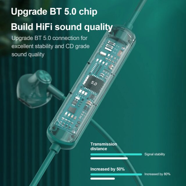 Nuovo auricolare Wireless Lenovo SH1 Bluetooth 5.0 Chip HIFI qualità del suono IPX5 auricolare sportivo impermeabile auricolari magnetici con archetto da collo
